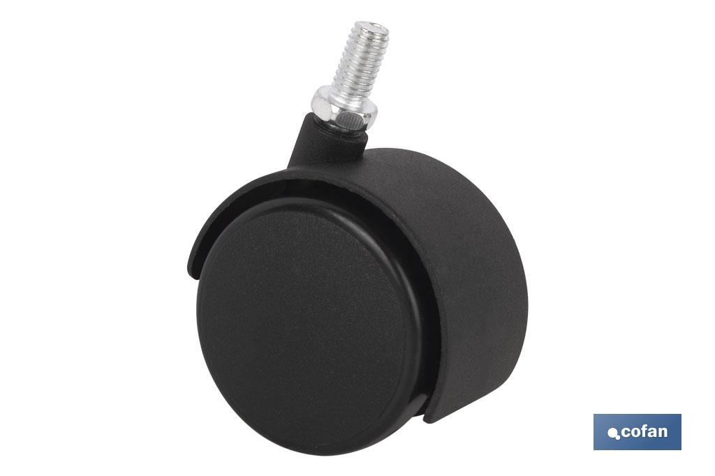 RUEDA PLASTIC Ø50MM TORNILLO 8X15 (PACK: 4 UDS) RUEDA PLASTIC Ø50MM TORNILLO 8X15 (PACK: 4 UDS)
