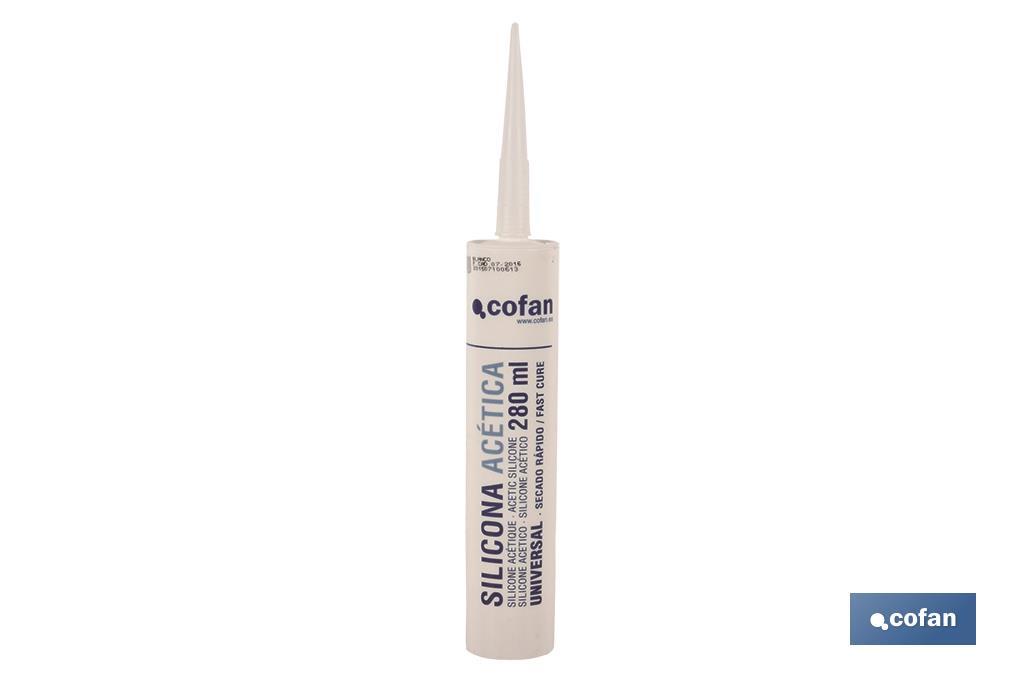SILICONA ACÉTICA UNIVERSAL 280ML TRANSLÚCIDO (PACK: 1 UDS) SILICONA ACÉTICA UNIVERSAL 280ML TRANSLÚCIDO (PACK: 1 UDS)