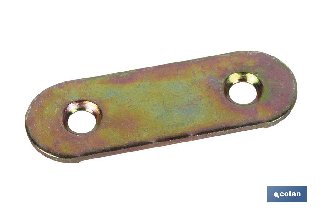 4 UDS PLACA DE UNION 55 X 17MM (PACK: 12 UDS) 4 UDS PLACA DE UNION 55 X 17MM (PACK: 12 UDS)