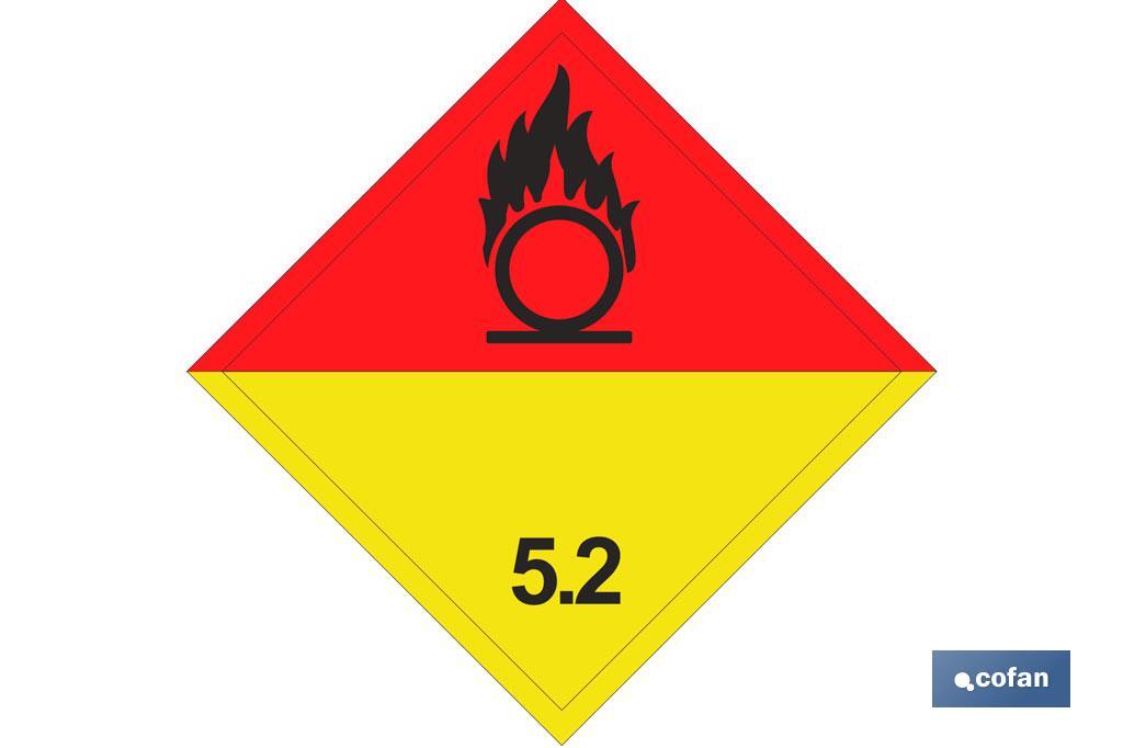 SEÑAL ADHESIVA MAT. PELIGROSAS 300X300 (PACK: 1 UDS) SEÑAL ADHESIVA MAT. PELIGROSAS 300X300 (PACK: 1 UDS)