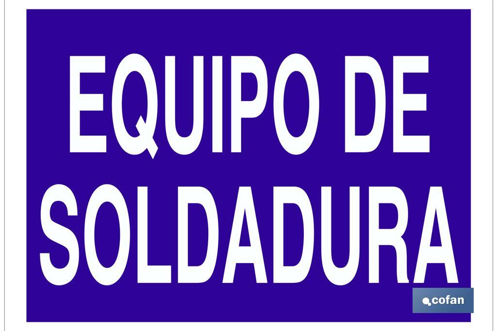 Equipo de soldadura