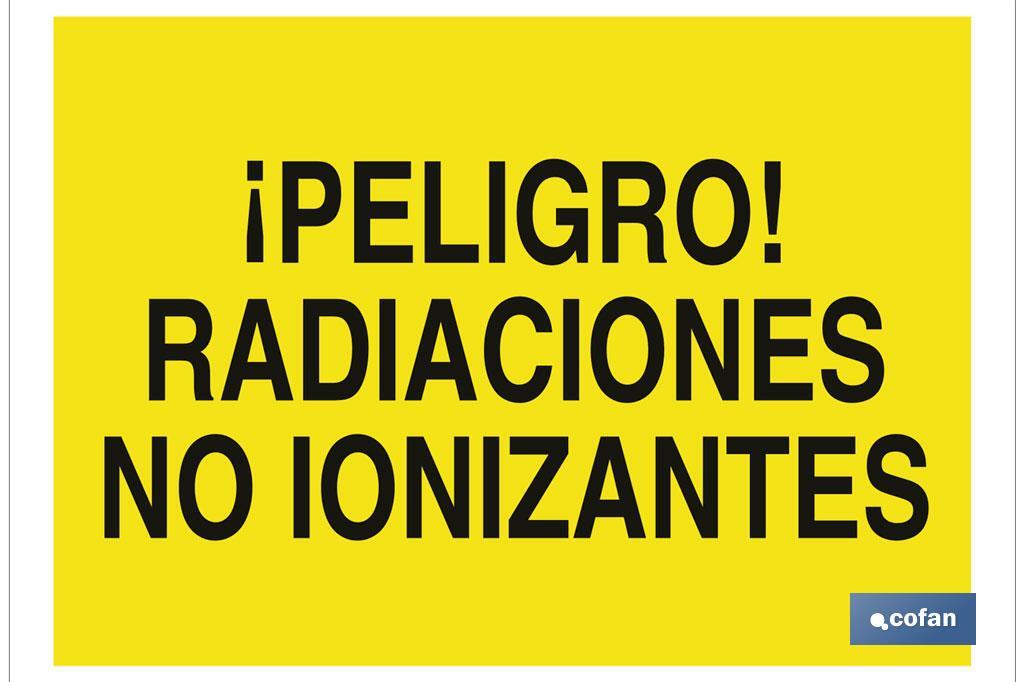 ¡Peligro! radiaciones no ionizantes