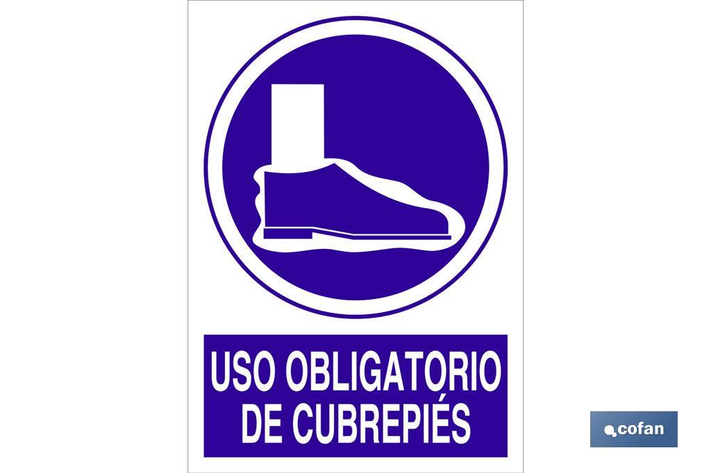 Uso obligatorio de cubrepiés